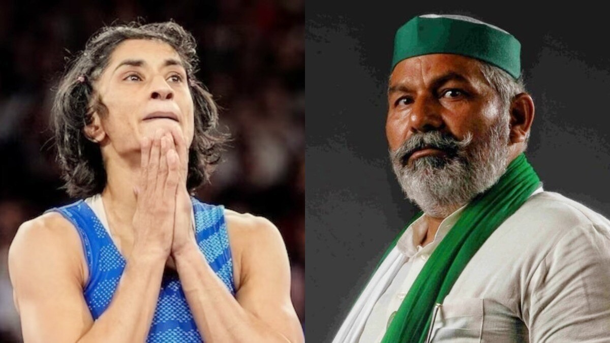 ‘विनेश फोगाट के साथ सरकार ने साजिश की और…’ राकेश टिकैत ने पहलवान Vinesh Phogat को लेकर ये कहा Vinesh Phogat