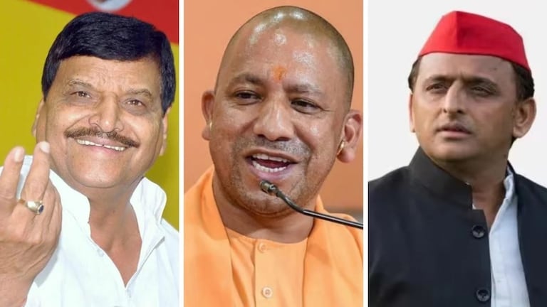 यूपी में होगा अब बड़ा गेम, CM योगी के सामने होंगे शिवपाल! उपचुनाव के लिए अखिलेश ने बिछाया जाल Picture: Shivpal Yadav, CM Yogi, Akhilesh Yadav