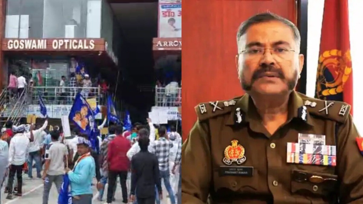 Bharat Bandh : यूपी में माहौल खराब करने वालों पर होगा सख्त एक्शन, सोशल मीडिया पर पुलिस की पैनी नजर UP DGP Prashant Kumar checks security arrangements