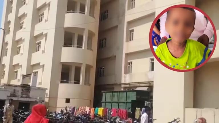 देवरिया : नशेड़ी पिता ने 2nd फ्लोर से बेटे को फेंका, फिर ऐसे बची मासूम की जान Deoria News