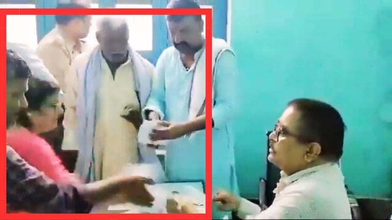 BJP विधायक मंजू त्यागी ने अफसर के हाथ से छीना सपा नेता का नामांकन पत्र, खूब मचा बवाल! ये है मामला BJP MLA Manju Tyagi Viral Video