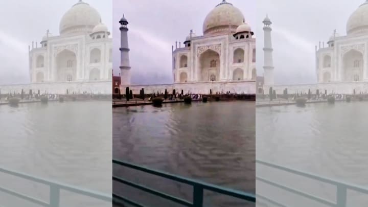Agra News: ज्यादा बारिश होने से बिगड़े ताजमहल के हालात, मुख्य गुंबद का हुआ ये हाल Tajmahal News