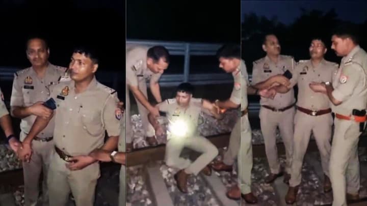 जज ने मुझे गालियां दीं...अलीगढ़ का ये दारोगा इतना आहत हुआ जाकर रेलवे ट्रैक पर लेट गया Aligarh News