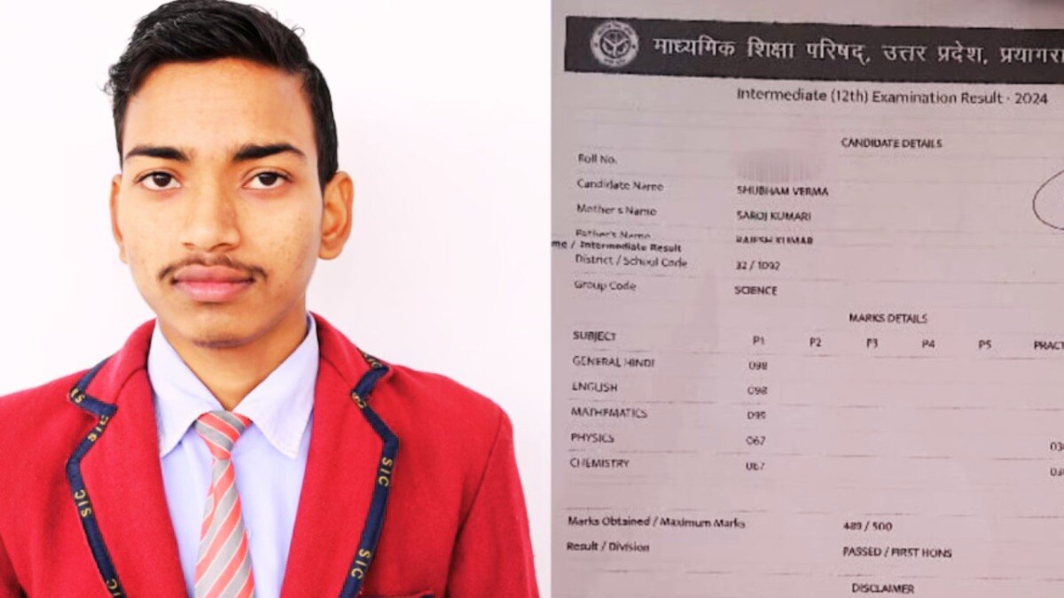 Shubham Verma Marksheet