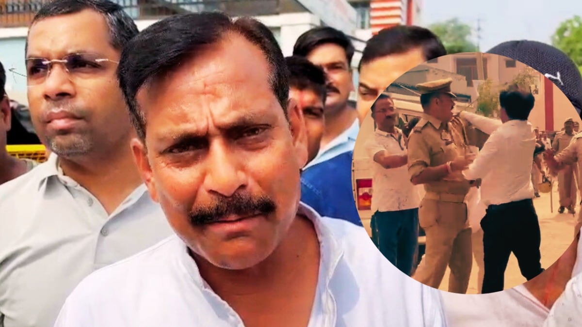 Lakhimpur Kheri News: सामने से चलते हुए आया और लखीमपुर से BJP विधायक योगेश वर्मा को जड़ दिया थप्पड़! कौन है ये शख्स? BJP MlA Yogesh Verma