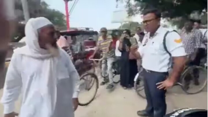 'गाड़ी रोकी तो पेट में घोंप दूंगा छुरा...', चेकिंग के दौरान रईस ने पुलिसकर्मी को दी धमकी, फिर ये हुआ Sambhal News