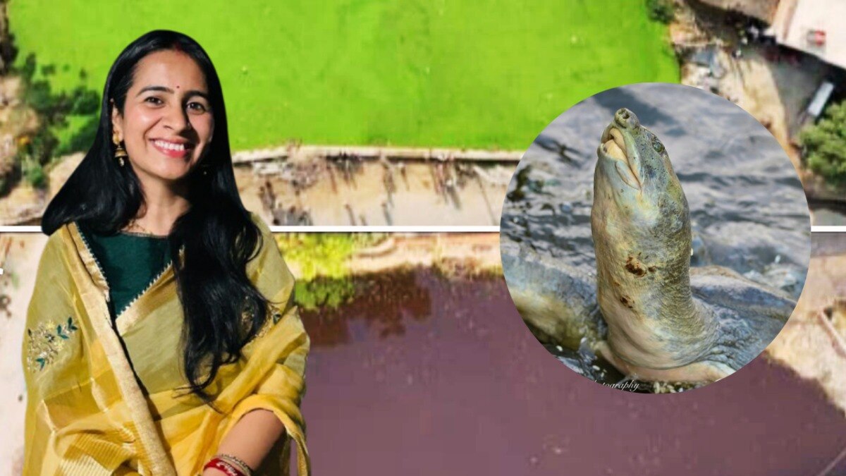 संभल की ASP अनुकृति शर्मा ने तालाब की यूं करवाई सफाई