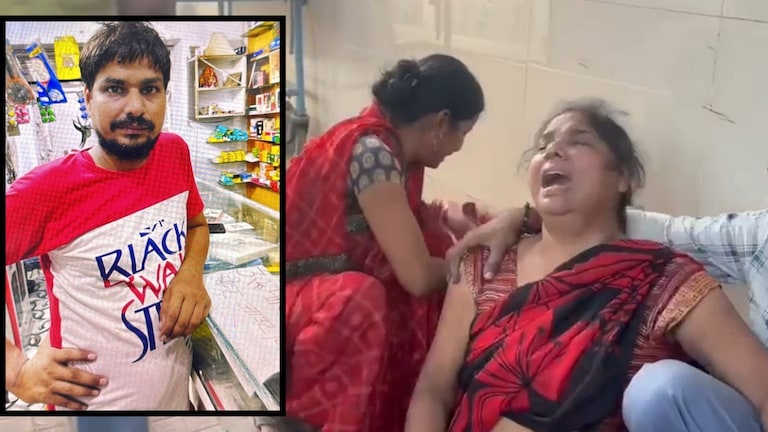 लखनऊ में पुलिस कस्टडी में मोहित पांडे की मौत, कौन था ये? चाचा ने कैमरे पर सुनाई पूरी कहानी Lucknow news Mohit Pandey in inset.