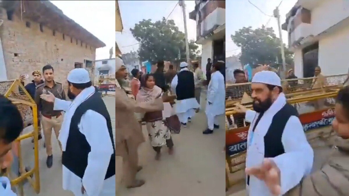 SP candidate Haji Rizwan got angry in Kundarki