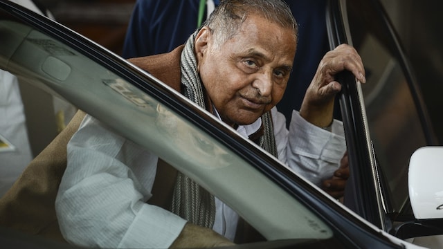 Mulayam Singh Yadav in Parliament during the Winter session- 21112019