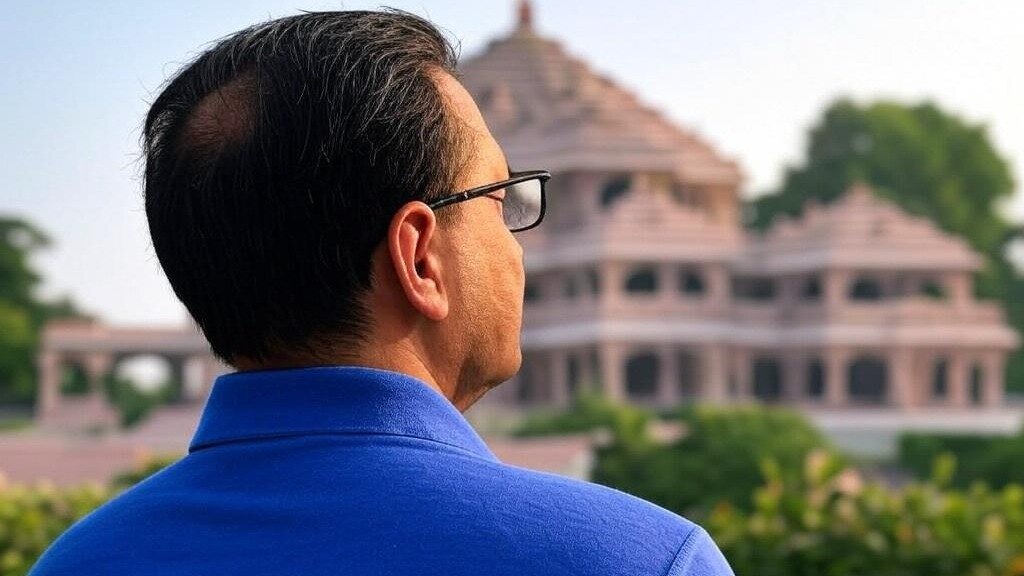 चश्मे की दोनों साइड कैमरे लगाकर राम मंदिर की फोटो खींच रहा था शख्स, फिर जो हुआ उसे खुद जानिए Representative Imgae (Photo AI)