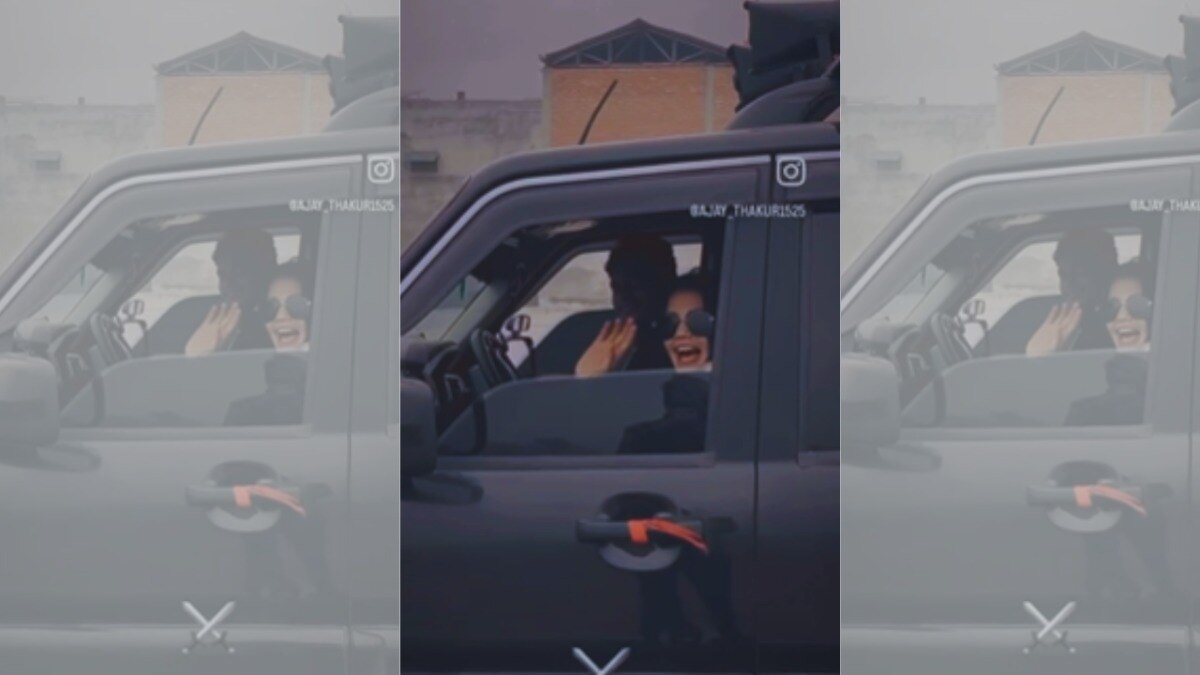 काली स्कॉर्पियो में काला चश्मा लगा बैठी लड़की, कानपुर के गैंगस्टर अजय ठाकुर को छोड़िए उसकी गर्लफ्रेंड के जलवे देखिए Kanpur gangster Ajay Thakur Girlfriend