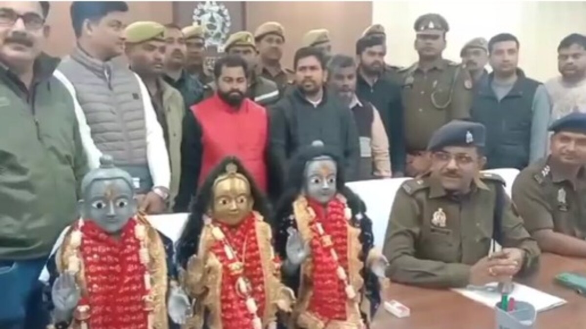 मिर्जापुर में 300000000 की मूर्ति हुई चोरी तो पुलिस ने सपा नेता को दबोचा, फिर सामने आई चौंकाऊ कहानी मिर्जापुर, 30 करोड़ की मू्र्ति, राम जानकी मंदिर, अष्टधातु की मूर्ति, मिर्जापुर मूर्ति चोरी, पुजारी वंशीदास गुरु, समाजवादी पार्टी नेता, प्राचीन मूर्ति चोरी, प्रयागराज राम बहादुर पाल, mirzapur, Ram Janaki temple, ashtadhatu idol