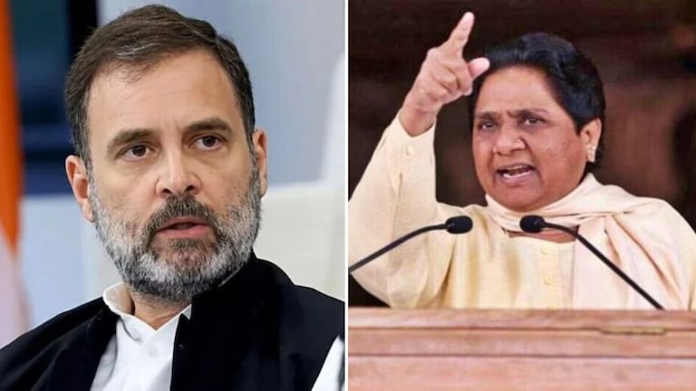 राहुल अपने गिरेबान में झांकें, कांग्रेस है बीजेपी की B टीम...मायावती ने जमकर सुनाया और कह दी ये सब बात राहुल के आरक्षण वाले बयान पर मायावती ने ये कहा (फाइल फोटो)