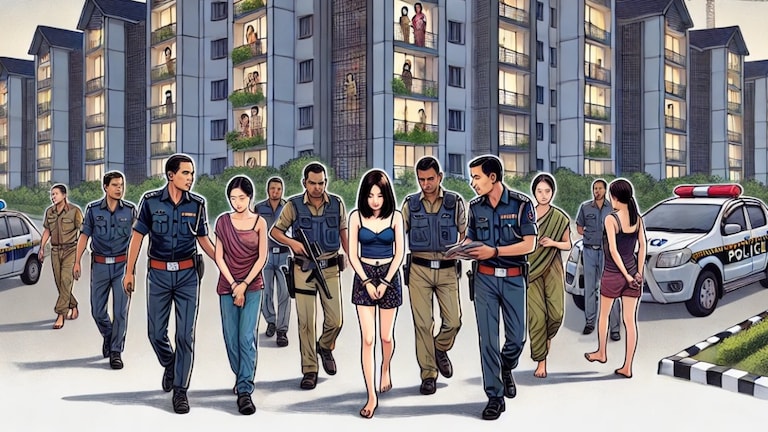 लखनऊ में पकड़ी गईं थाईलैंड की 10 महिलाएं, 6 अलग-अलग अपार्टमेंट में रहकर कर रही थीं क्या काम? Lucknow News