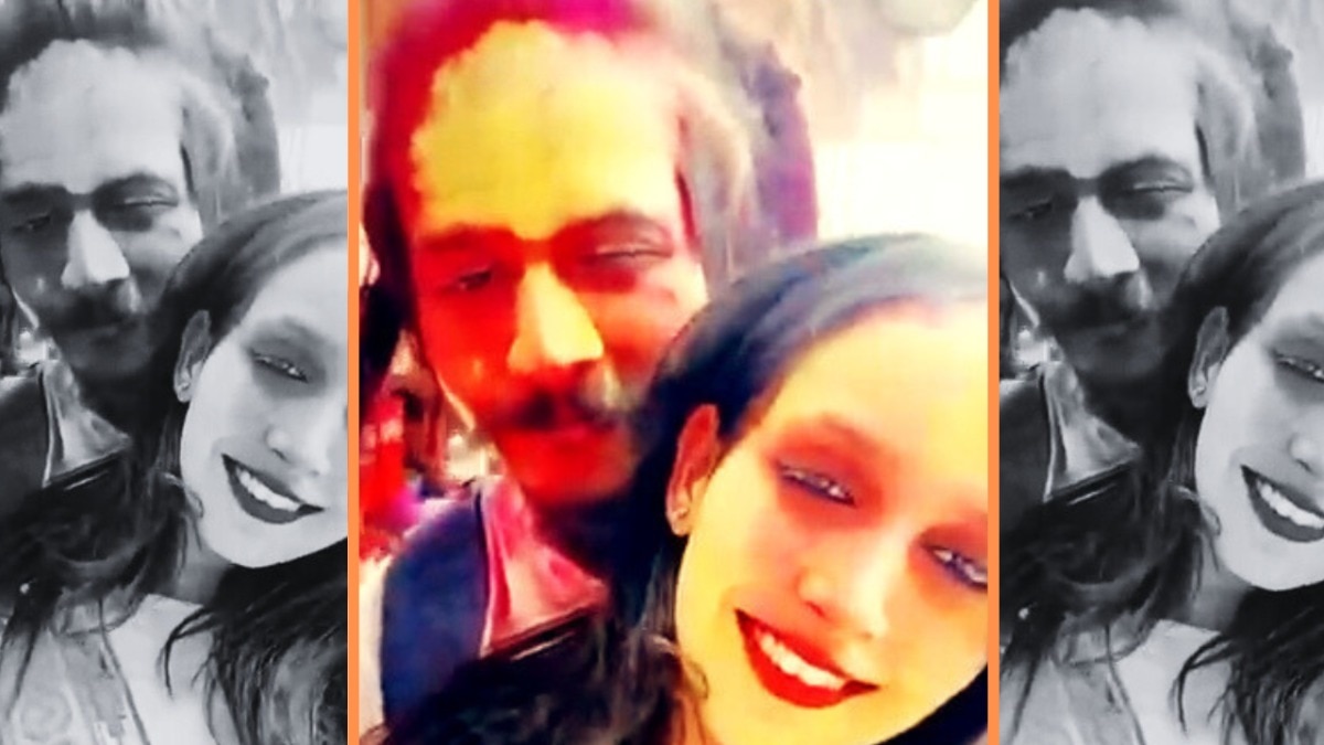 Meerut Muskan Sahil Holi Video