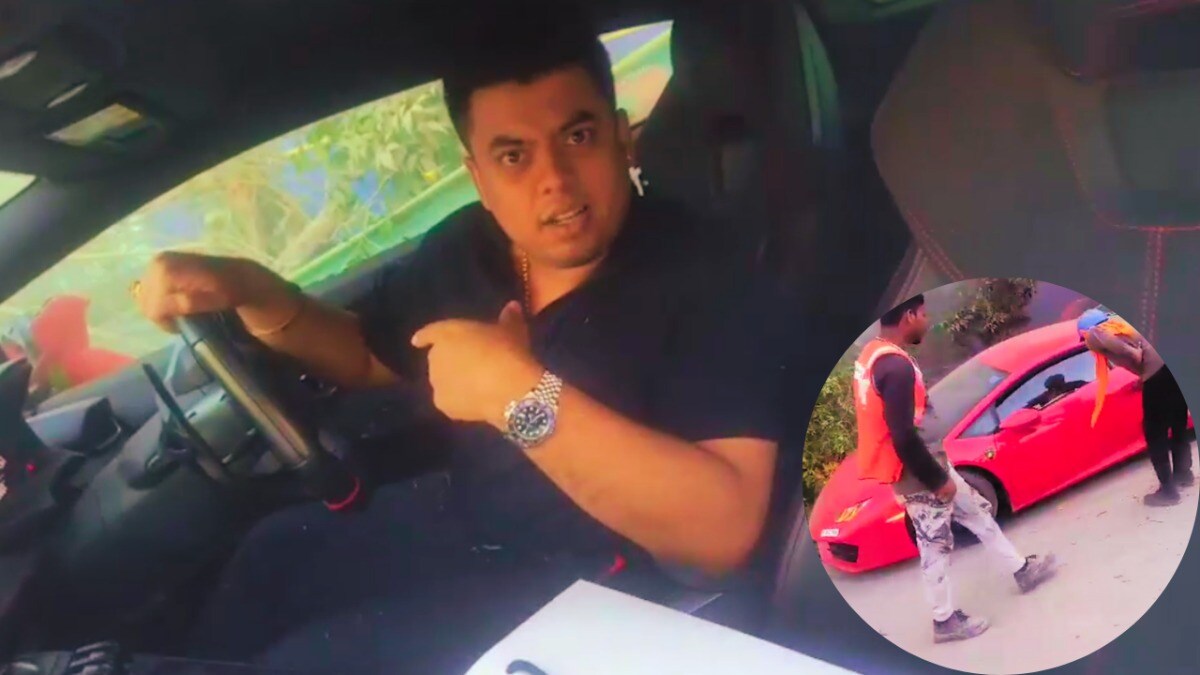 गजब खेल! लैंबोर्गिनी से दीपक ने मारी मजदूरों को टक्कर, नोएडा पुलिस ने FIR में अज्ञात को बनाया आरोपी Noida, Lamborghini, Noida Lamborghini accident update, Noida Police has Seized Lamborghini car after the road rage, Noida Lamborghini accident, UP News
