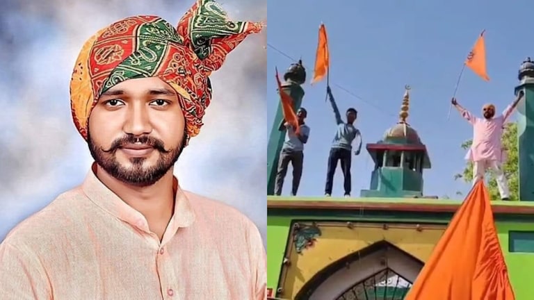 मानवेंद्र ने प्रयागराज में सैयद सालार गाजी की दरगाह पर चढ़ लहराया था भगवा झंडा, अब पुलिस ने उसके साथ क्या किया? Prayagraj, Prayagraj News, Ghazi Miyan Dargah, Manvendra Singh arrested, Ghazi Miyan Dargah, UP News, UP Viral News, UP tak, प्रयागराज, प्रयागराज न्यूज, गाजी मियां दरगाह, मानवेंद्र सिंह गिरफ्तार, गाजी मियां की दरगाह, यूपी न्यूज