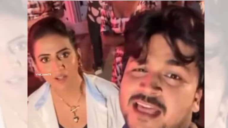 अक्षरा सिंह के साथ सेल्फी लेने के चक्कर में एक फैन ने किया कुछ ऐसा कि देखते रह गईं एक्ट्रेस Akshara Singh Viral Video