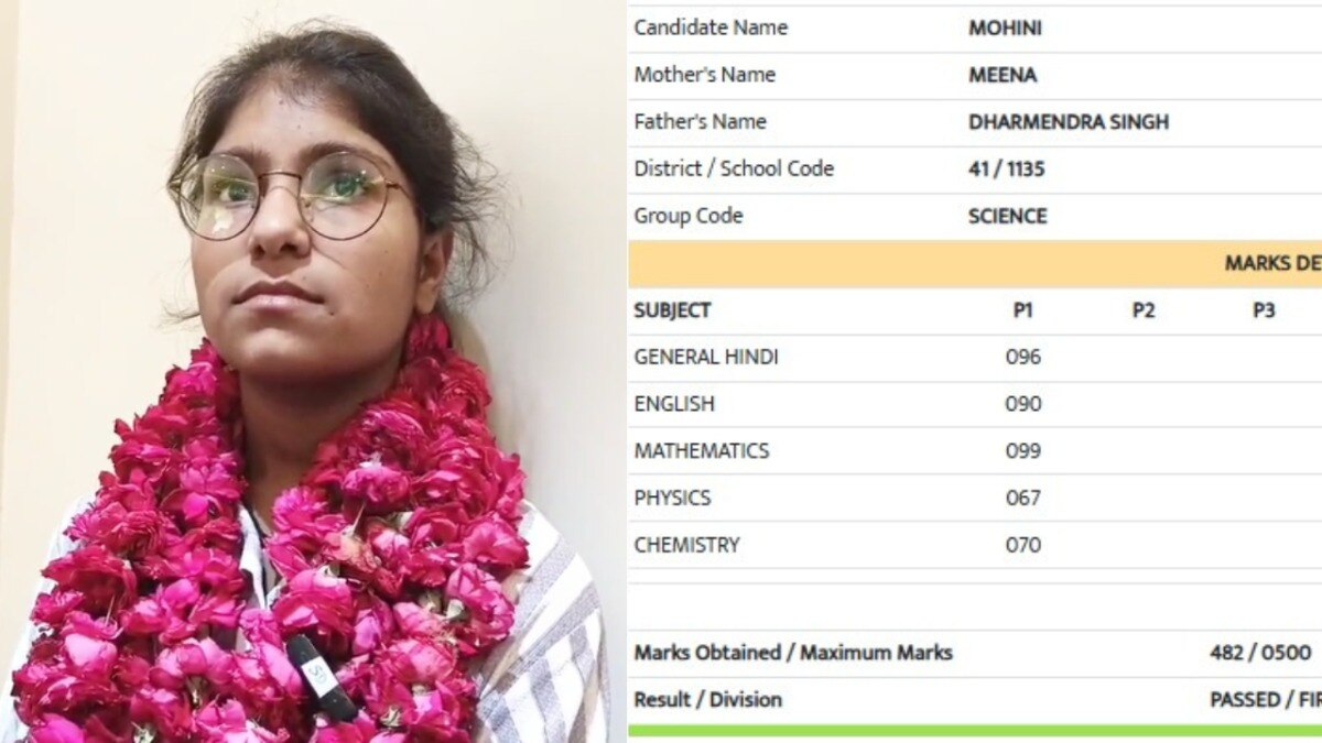 UP Board 12th third topper Mohini
