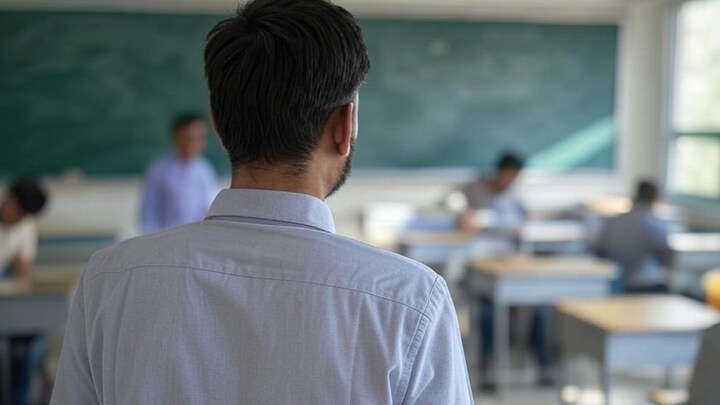 बस्ती में शिक्षक विजय वर्मा ने आतंकवादियों से कर दी ब्राह्मणवाद की तुलना, हंगामे के बाद हो गया ऐक्शन AI Generated Image : सांकेतिक तस्वीर