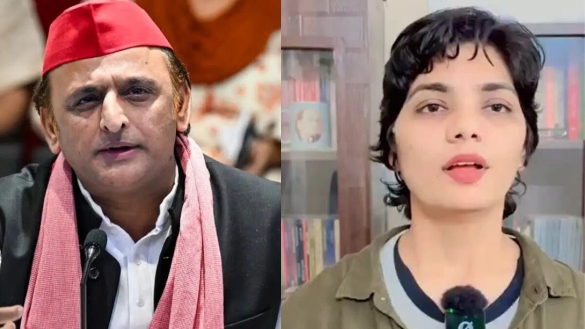 Akhilesh Yadav and Neha Rathore 