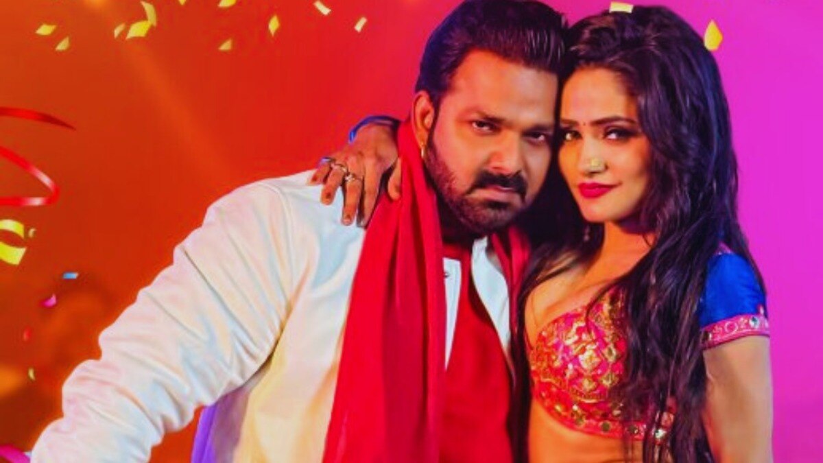 Pawan Singh and Shweta Sharma