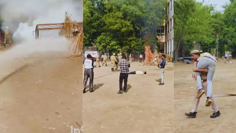 आगरा में 'युद्ध का सायरन' बजते ही छा गया अंधेरा, ब्लैकआउट के बाद लोगों को बताई गई ये जरूरी बात Mockdrill in Agra
