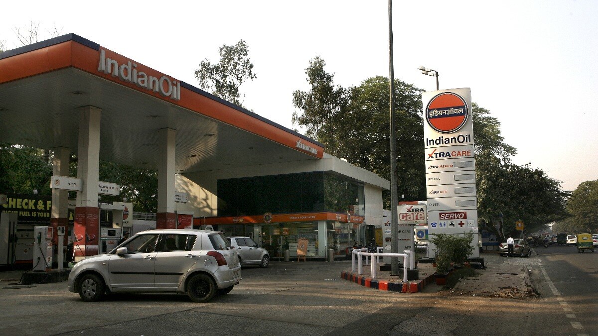 इंडियन ऑयल पेट्रोल पंप की तस्वीर