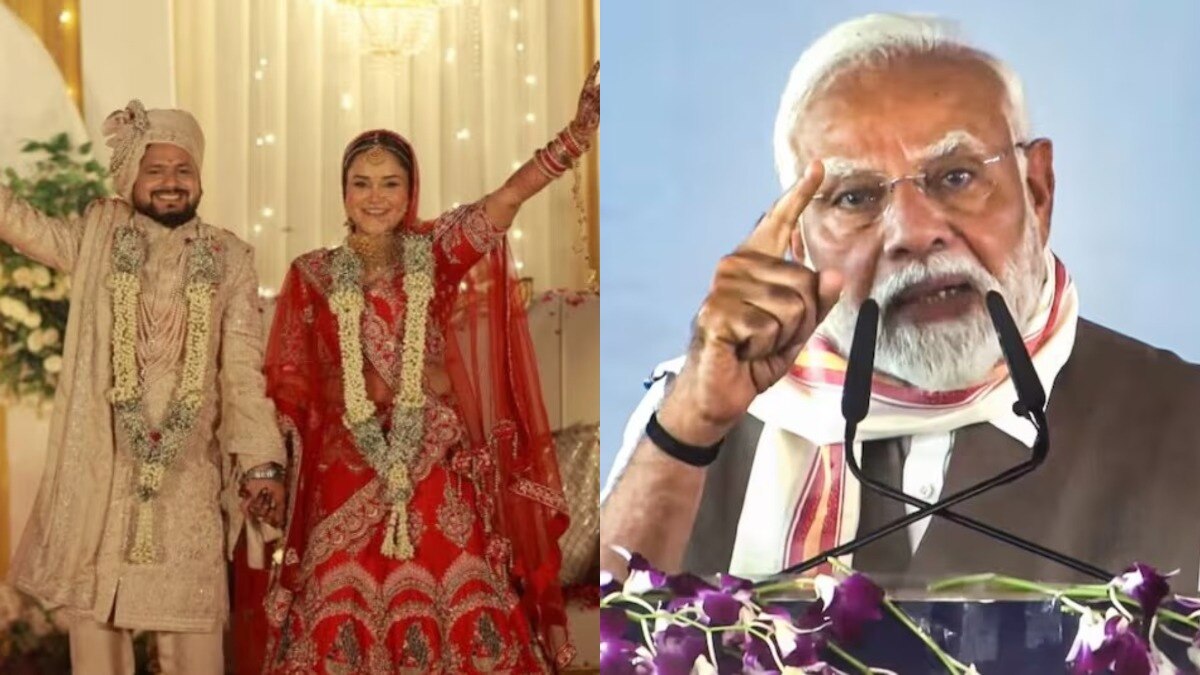 कानपुर आए पीएम मोदी ने की पहलगाम हमले में मारे गए शुभम द्विवेदी की पत्नी ऐशन्या से मुलाकात, क्या-क्या बात हुई? shubham dwivedi, shubham dwivedi kanpur, PM Modi meet shubham dwivedi family,  PM Modi kanpur visit, pm modi kanpur news, pm modi in kanpur, pm modi up visit, pm modi in UP, martyred shubham dwivedi