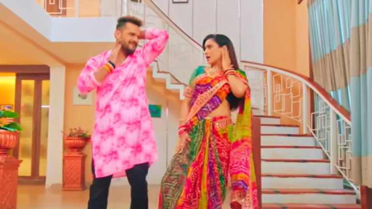 चुम्मा लिए सारे अंग पे...इस गाने में खेसारी और रति की जोड़ी मचा रही धमाल, फैंस बोले- सुपरहिट! Khesari lal yadav song