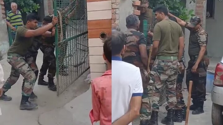 बागपत में सैन्य ट्रक में अचानक सवार होकर और हाथों में हथौड़ा लेकर क्यों आ गए सेना के कई जवान? हैरान कर देगी वजह Baghpat, Baghpat news, Baghpat viral news, army in Baghpat, indian army, up news, up viral news, up viral video, up crime, Baghpat viral video, बागपत में सेना के जवान, बागपत, बागपत न्यूज, यूपी न्यूज, यूपी वायरल न्यूज, यूपी वायरल वीडियो