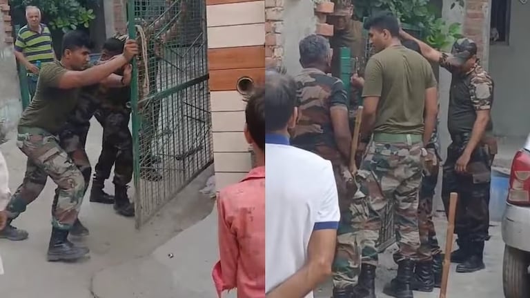 बागपत में सैन्य ट्रक में अचानक सवार होकर और हाथों में हथौड़ा लेकर क्यों आ गए सेना के कई जवान? हैरान कर देगी वजह Baghpat, Baghpat news, Baghpat viral news, army in Baghpat, indian army, up news, up viral news, up viral video, up crime, Baghpat viral video, बागपत में सेना के जवान, बागपत, बागपत न्यूज, यूपी न्यूज, यूपी वायरल न्यूज, यूपी वायरल वीडियो