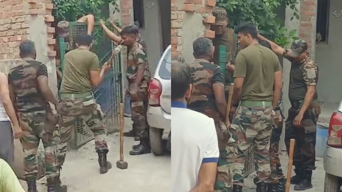 bagpat, bagpat news, bagpat viral video, army in bagpat, bagpat colonel vandalizes house, bagpat army man family dispute, baghpat police vs colonel, baghpat colonel video viral, up news, up viral news, बागपत