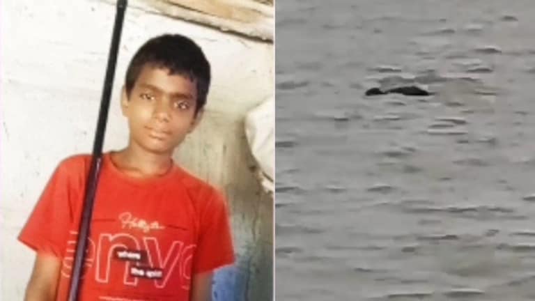 सरयू नदी में भैंस नहला था 17 साल का राज बाबू यादव, अचानक मगरमच्छ ने खींच लिया, 30 घंटे से नहीं मिला कोई सुराग Gonda News