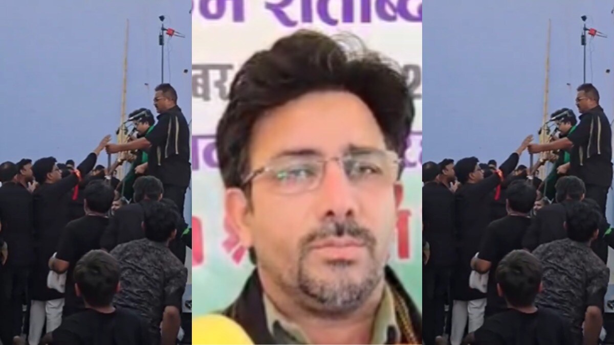 जौनपुर में मुहर्रम के दौरान भीड़ ने भाजपा नेता को मंच से नीचे खींचा! खूब हुआ विवाद, ये थी वजह Jaunpur, Jaunpur news, Muharram, Jaunpur viral news, Jaunpur viral video, up news, up viral news, जौनपुर, जौनपुर न्यूज, जौनपुर वायरल न्यूज, यूपी न्यूज, मुहर्रम