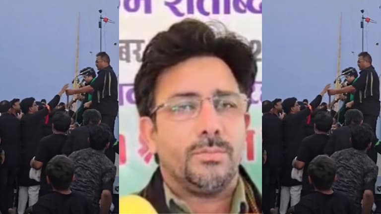 जौनपुर में मुहर्रम के दौरान भीड़ ने भाजपा नेता को मंच से नीचे खींचा! खूब हुआ विवाद, ये थी वजह Jaunpur, Jaunpur news, Muharram, Jaunpur viral news, Jaunpur viral video, up news, up viral news, जौनपुर, जौनपुर न्यूज, जौनपुर वायरल न्यूज, यूपी न्यूज, मुहर्रम