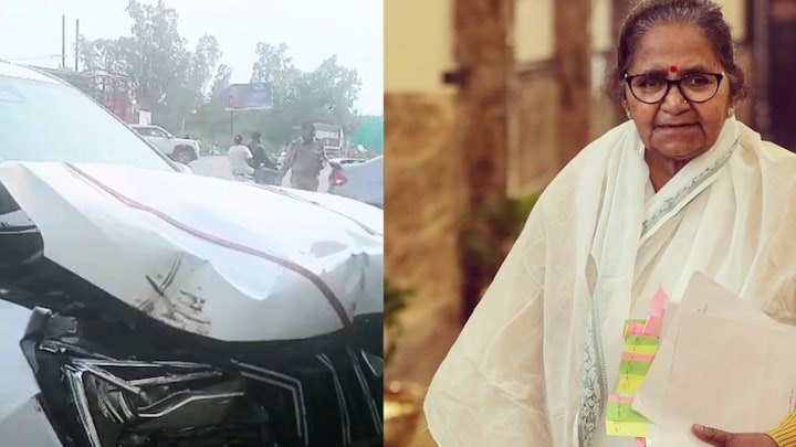 सड़क हादसे में यूपी की मंत्री गुलाब देवी गंभीर रूप से हुईं घायल, कार का नहीं खुला था एयर बैग Gulab Devi Accident News