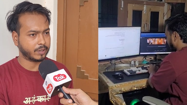 हरदोई के आकाश कैसे बनाते हैं मोंकेश और डोगेश के वायरल वीडियो? खुद कंप्यूटर स्क्रीन पर एडिट करके दिखाया How to create monkesh dogesh viral video
