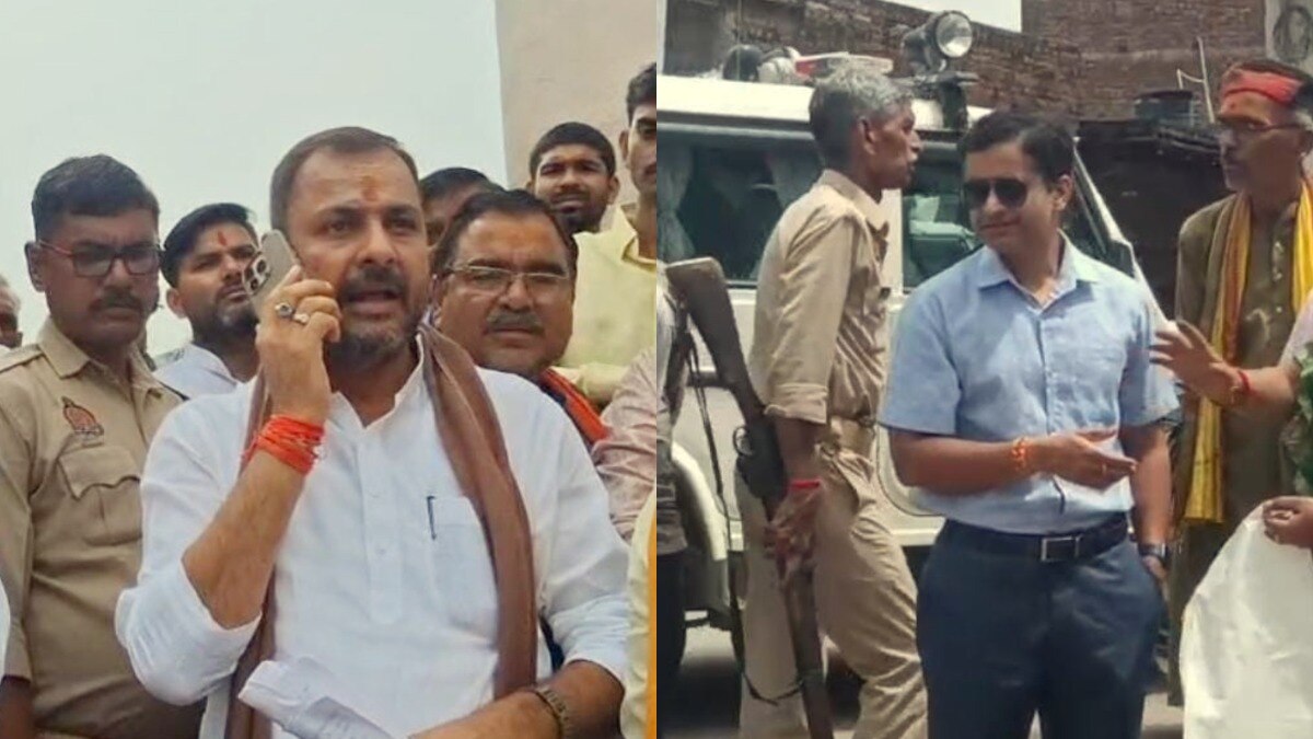 Banda, Banda news, Banda viral news, Banda viral video, up news, up viral news, mla Prakash Dwivedi, SDM Rajat Varma, बांदा, बांदा न्यूज, यूपी न्यूज, रजत वर्मा, एसडीएम रजत वर्मा, विधायक प्रकाश द्विवेदी, एमएलएल प्रकाश द्विवेदी, यूपी न्यूज