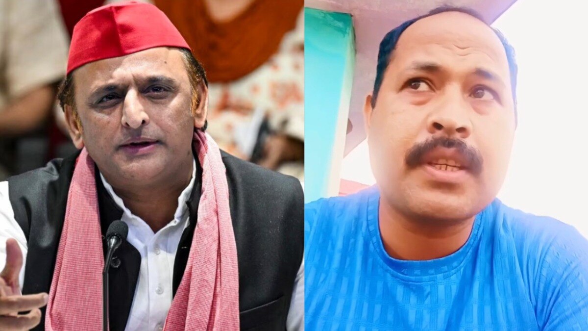 Photo: Akhilesh Yadav & Amresh Tripathi