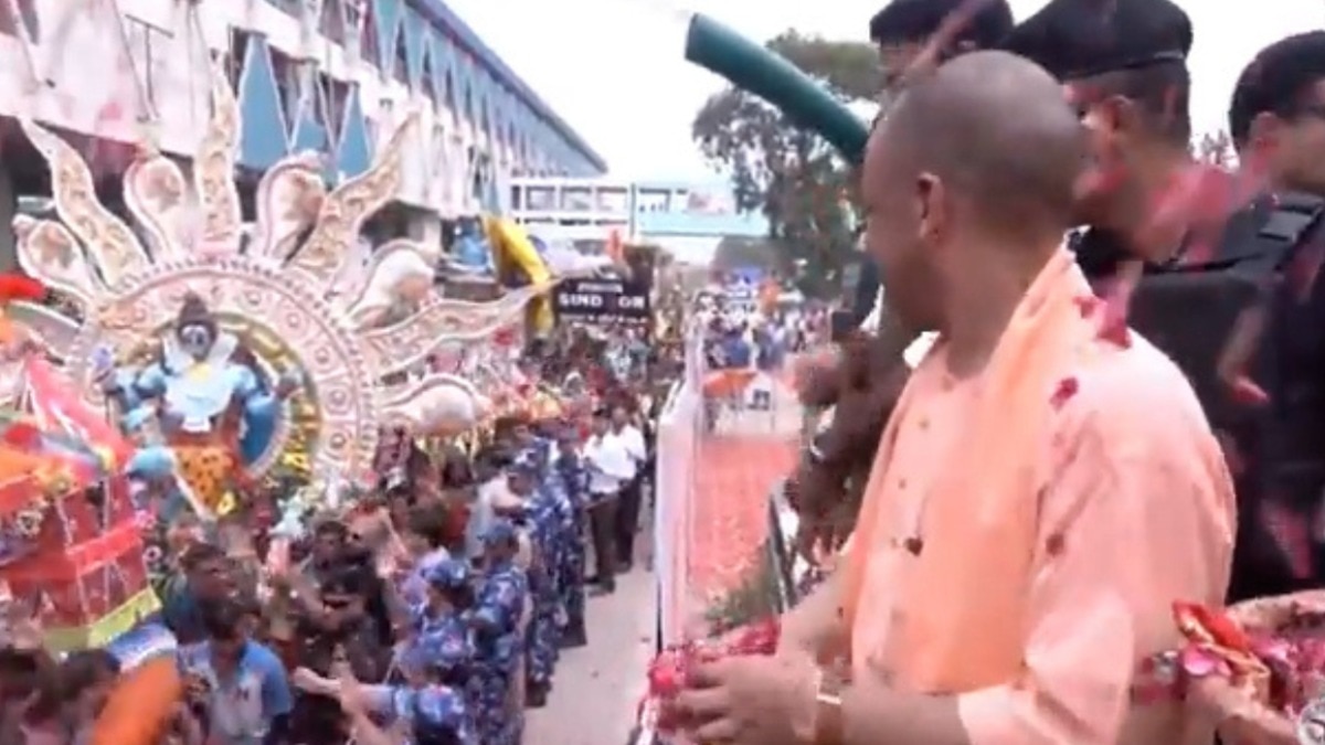 Chief Minister Yogi Adityanath in Meerut