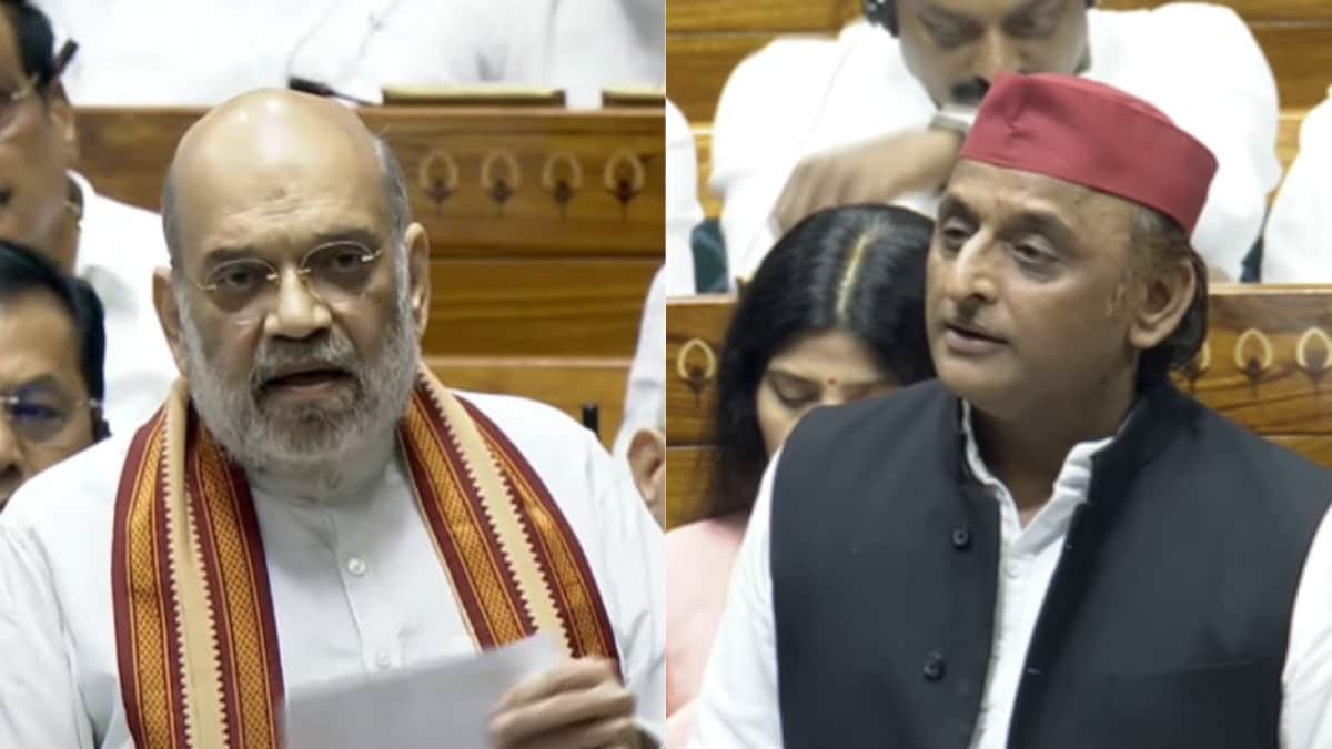 अमित शाह के बाद बोलने के लिए खड़े हुए अखिलेश यादव और दिया तगड़ा जवाब, चुन-चुन कर ये 5 बातें सुना दीं Amit Shah & Akhilesh Yadav