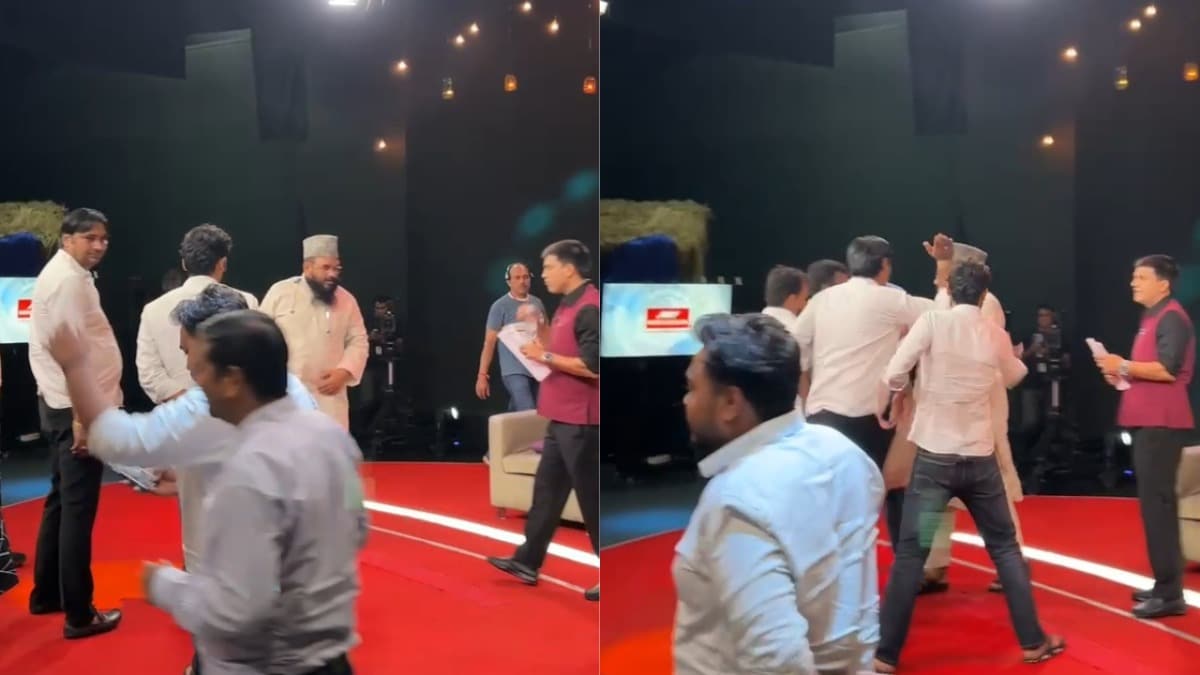 डिंपल यादव पर भद्दा कमेंट करने वाले मौलाना रशीदी की हुई पिटाई, थप्पड़ बरसाने वाले सपा नेता का नाम आया सामने Maulana Sajid Rashidi Viral Video