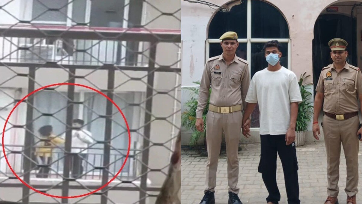 शिब्बू फ्लैट की बालकनी में गर्लफ्रेंड के साथ कर रहा था मारपीट, अब उसके साथ जो हुआ, हमेशा पछताएगा Noida, Noida news, Noida viral news, Noida viral video, Noida police, Noida crime, up news, up crime, up viral news, नोएडा, नोएडा न्यूज, नोएडा वायरल न्यूज, नोएडा वीडियो, यूपी न्यूज