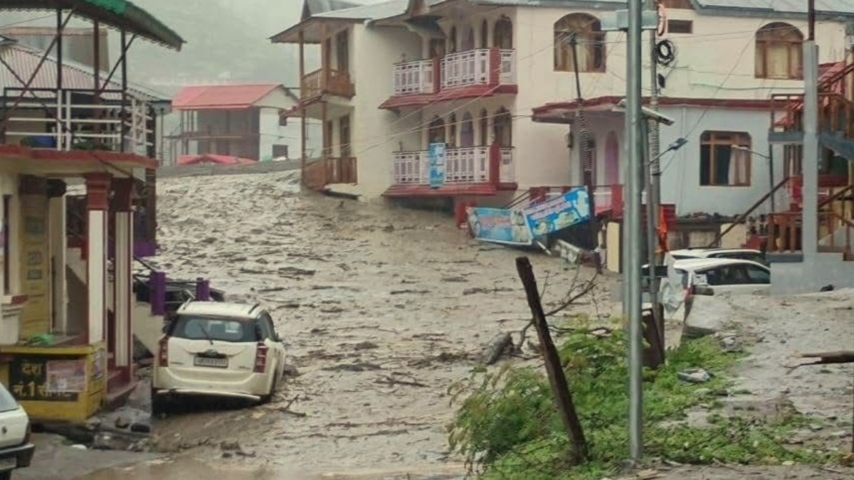 Uttarakhand, Uttarakhand news, Uttarkashi Cloud Burst, Uttarkashi, Uttarkashi latest news, Dharali Village, Flood, Gangotri Dham, Uttarakhand, Uttarkashi cloudburst, cloudburst in Uttarakhand today, Uttarkashi disaster news