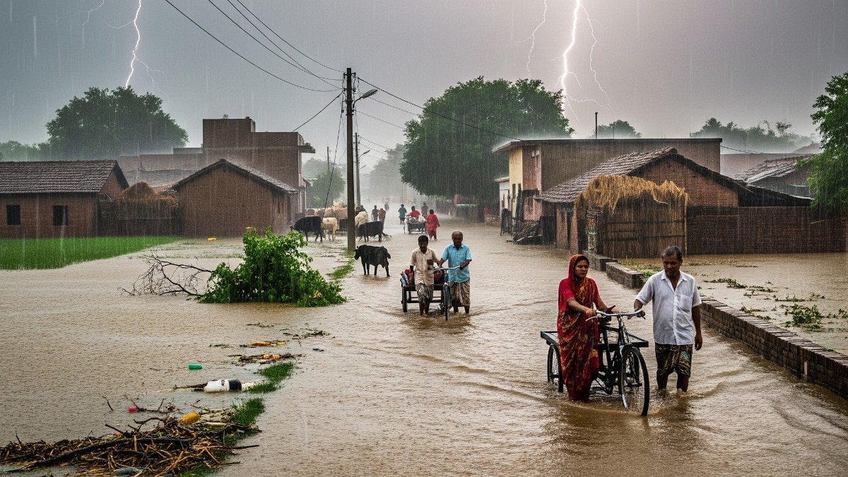 UP Weather Update: यूपी में बारिश के रेड अलर्ट के साथ इन जिलों में बाढ़ की चेतावनी जारी... खतरनाक मौसम को लेकर IMD ने ये कहा UP Weather Update