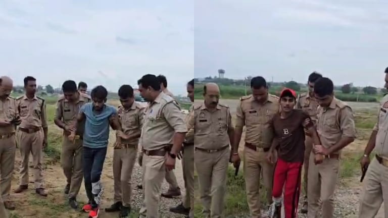 मेरठ में असलम की हत्या के 6 घंटे के अंदर पुलिस ने 2 बदमाशों को मुठभेड़ के बाद पकड़ा, दोनों के नाम सामने आए Meerut Crime News