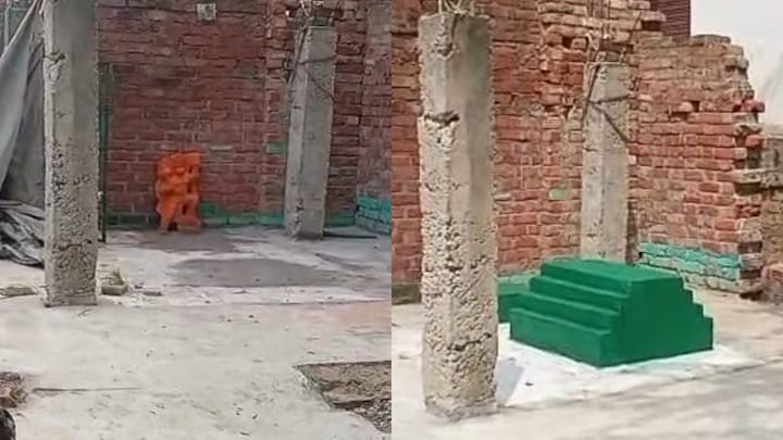 फिरोजाबाद में 200 साल पुरानी मजार को तोड़ स्थापित कर दी हनुमान जी की प्रतिमा, मौके पर पहुंचकर पुलिस ने क्या किया? Firozabad, Firozabad news, Firozabad viral news, Firozabad crime news, Firozabad police, up news, up viral news, फिरोजाबाद, फिरोजाबाद न्यूज, फिरोजाबाद वायरल न्यूज, यूपी न्यूज