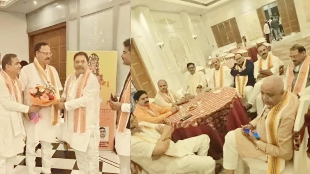 लखनऊ के 5 स्टार होटल में हुई 40 ठाकुर विधायकों की कुटुंब बैठक के अंदर के चौंकाऊ डिटेल्स सामने आ गए Lucknow, UP politics, Thakur MLAs, meeting, Kutumb, Yogi Adityanath, BJP, Samajwadi Party, Kshatriya, Uttar Pradesh, political news, MLAs meeting, Rakesh Pratap Singh, Ramveer Singh, Jaipal Singh Vyas,